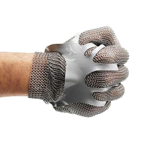 household anself stainless steel mesh knife cut resistant chain mail protective glove for kitchen butcher working safety
household anself stainless steel mesh knife cut resistant chain mail protective glove for kitchen butcher working safety