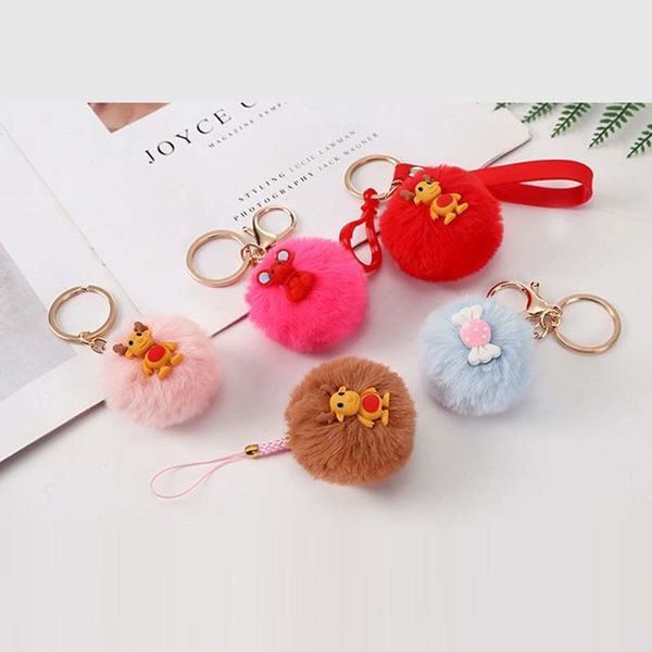 Cute Fluffy Fur Pompon Keychain Women Faux Rabbit Fur Ball Pom Pom Horse Key Chains Ring Bag Car Charms Trinket Gift, Slivery;golden
Cute Fluffy Fur Pompon Keychain Women Faux Rabbit Fur Ball Pom Pom Horse Key Chains Ring Bag Car Charms Trinket Gift, Slivery;golden