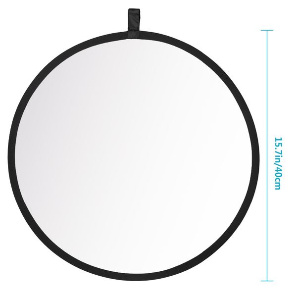neewer round 5-in-1 collapsible multi-disc light reflector 15.7inches with carrying case-translucent silver gold white and black
neewer round 5-in-1 collapsible multi-disc light reflector 15.7inches with carrying case-translucent silver gold white and black