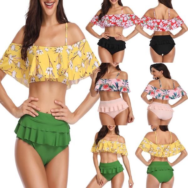 New Style Fashion Hot Women Summer Print Bikini Set Push-up Ruffles Padded Bra Bathing Suit High Waist Swimsuit
New Style Fashion Hot Women Summer Print Bikini Set Push-up Ruffles Padded Bra Bathing Suit High Waist Swimsuit