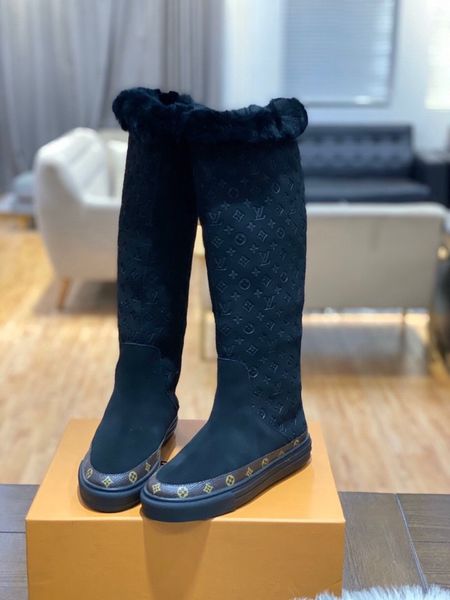 new snow boots luxury knight boots tall deerskin wool winter plus velvet inner flat women's boots size 35-40 01, Black
new snow boots luxury knight boots tall deerskin wool winter plus velvet inner flat women's boots size 35-40 01, Black