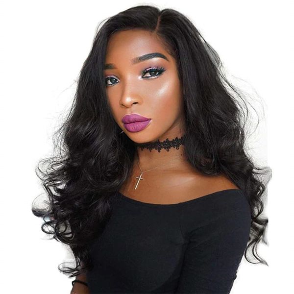 body wave lace frontal wig for black women glueless lace front wigs human hair brazilian remy hair full lace wig, Black;brown
body wave lace frontal wig for black women glueless lace front wigs human hair brazilian remy hair full lace wig, Black;brown