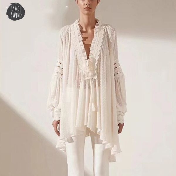 hollow out women blouse polka dot v neck bandages puff sleeve asymmetrical shirt long sleeve female fashion 2019 spring new, White
hollow out women blouse polka dot v neck bandages puff sleeve asymmetrical shirt long sleeve female fashion 2019 spring new, White