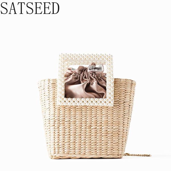 stitching pearl handle decorative straw bag pu grass woven shoulder bag dual-use hand-woven ladies handbags
stitching pearl handle decorative straw bag pu grass woven shoulder bag dual-use hand-woven ladies handbags