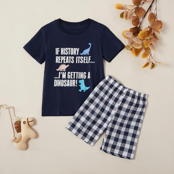 patpat 2020 new summer trendy letter print dinosaur tee and plaid shorts set kids boy sets suits short-sleeve t-shirt clothes, White
patpat 2020 new summer trendy letter print dinosaur tee and plaid shorts set kids boy sets suits short-sleeve t-shirt clothes, White