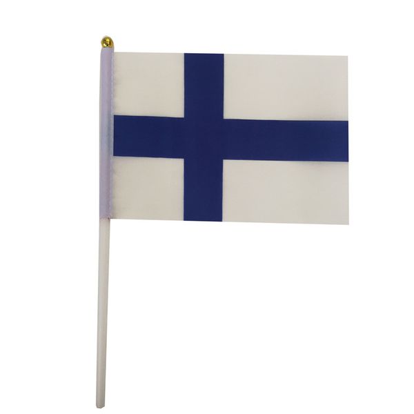 finland flag 21x14 cm polyester hand waving flags finland country banner with plastic flagpoles
finland flag 21x14 cm polyester hand waving flags finland country banner with plastic flagpoles