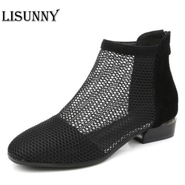 lisunny 2020 новые летние сандалии из натуральной кожи полые туфли на низком каблуке сетчатые сапоги модные сандалии элегантные женщины, Black
lisunny 2020 новые летние сандалии из натуральной кожи полые туфли на низком каблуке сетчатые сапоги модные сандалии элегантные женщины, Black