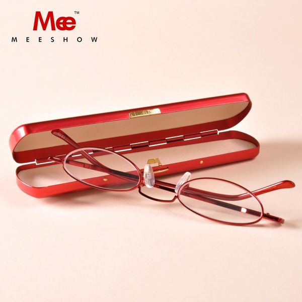 meeshow slim reading glasses women cat glasses with alumiun case metal pocked presbyopia glasses +2.25+1.75 +3.5 r1004
meeshow slim reading glasses women cat glasses with alumiun case metal pocked presbyopia glasses +2.25+1.75 +3.5 r1004