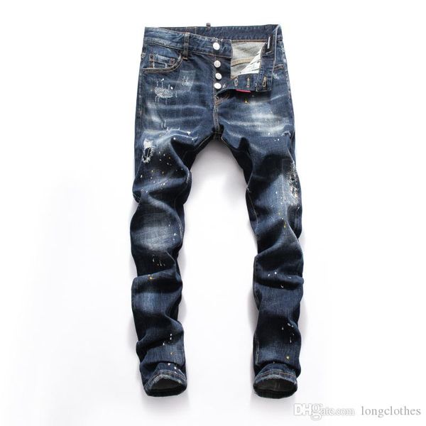 designer jeans high street fashion ale knee zipper men's jeans destroyed ragged hole male club denim fabric stretch trousers men je, Blue
designer jeans high street fashion ale knee zipper men's jeans destroyed ragged hole male club denim fabric stretch trousers men je, Blue