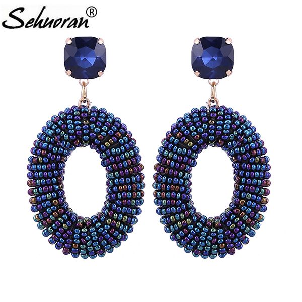 sehuoran glass beads handmade drop earrings for woman big earrings pendients crystal stone long earrings oorbellen, Golden
sehuoran glass beads handmade drop earrings for woman big earrings pendients crystal stone long earrings oorbellen, Golden