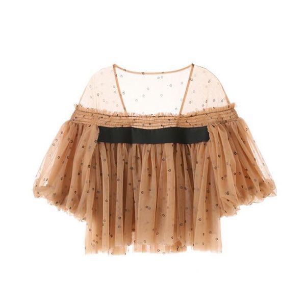 ww0451 fashion women's blouses & shirts 2020 runway european design party style women's clothing, White
ww0451 fashion women's blouses & shirts 2020 runway european design party style women's clothing, White