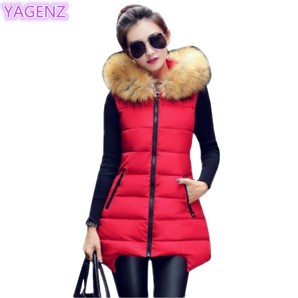 yagenz large size women vest new autumn winter fashion womens long section hooded vest coat slim keep warm women cotton 289, Black;white
yagenz large size women vest new autumn winter fashion womens long section hooded vest coat slim keep warm women cotton 289, Black;white