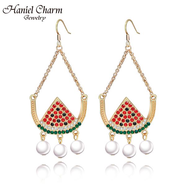 haniel charm jewelry fashion long earrigs gold color plated watermelon shape drop earrings for women girls sweet gift, Silver
haniel charm jewelry fashion long earrigs gold color plated watermelon shape drop earrings for women girls sweet gift, Silver