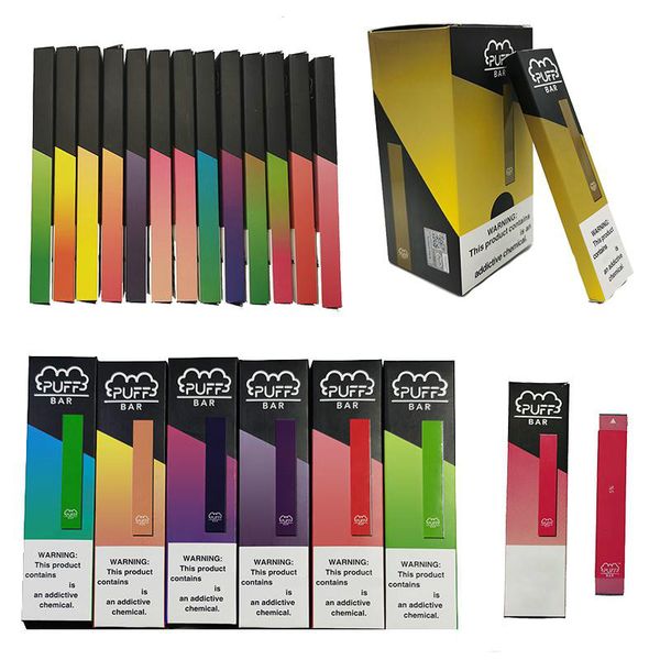 Puff Bar Disposable Vape Pens Empty Capacity 1.3ml Vape Cartridges 280mah Battery Starter Kit Non-Rechargeable Vapes display box 19 colors
Puff Bar Disposable Vape Pens Empty Capacity 1.3ml Vape Cartridges 280mah Battery Starter Kit Non-Rechargeable Vapes display box 19 colors