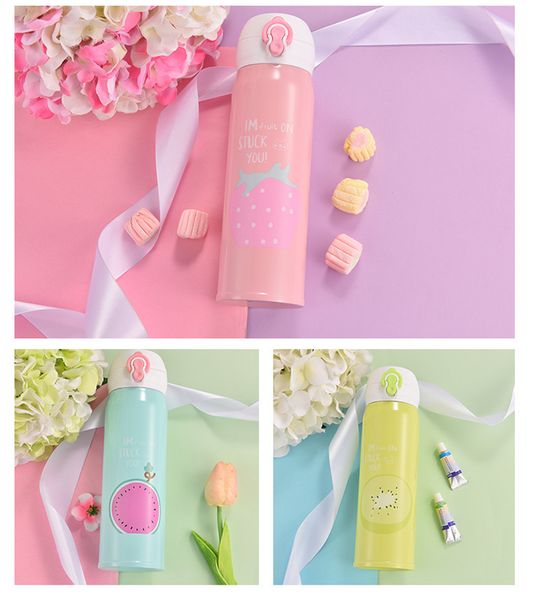 fruit design vacuum cup insulated bottle 304 stainless steel mugs water bottles 5 colors 350ml/500ml
fruit design vacuum cup insulated bottle 304 stainless steel mugs water bottles 5 colors 350ml/500ml