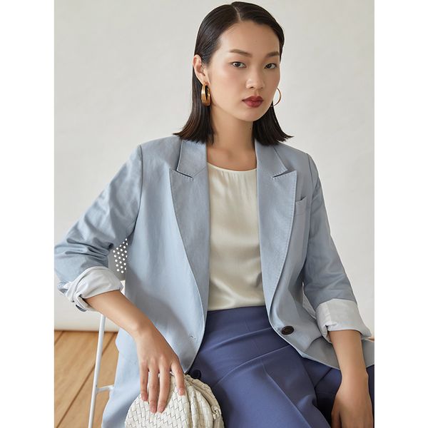 2020 new fashion casual women's clothing solid color one button summer blazer slim simple blazer women, White;black
2020 new fashion casual women's clothing solid color one button summer blazer slim simple blazer women, White;black