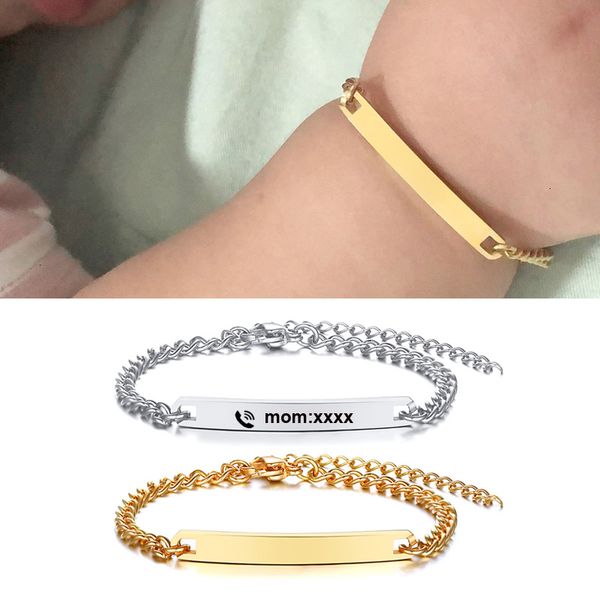 custom personalized kids baby children bracelet for girls and boy stainles steel id tag silver gold tone adjustable, White
custom personalized kids baby children bracelet for girls and boy stainles steel id tag silver gold tone adjustable, White