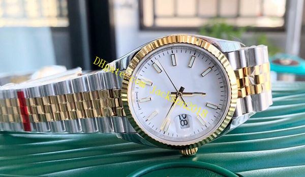 luxury wristwatch ew new datejust 36mm 126233 steel & 18k gold champagne dial cal.3235 movement 316l automatic men's sport watches, Slivery;brown
luxury wristwatch ew new datejust 36mm 126233 steel & 18k gold champagne dial cal.3235 movement 316l automatic men's sport watches, Slivery;brown