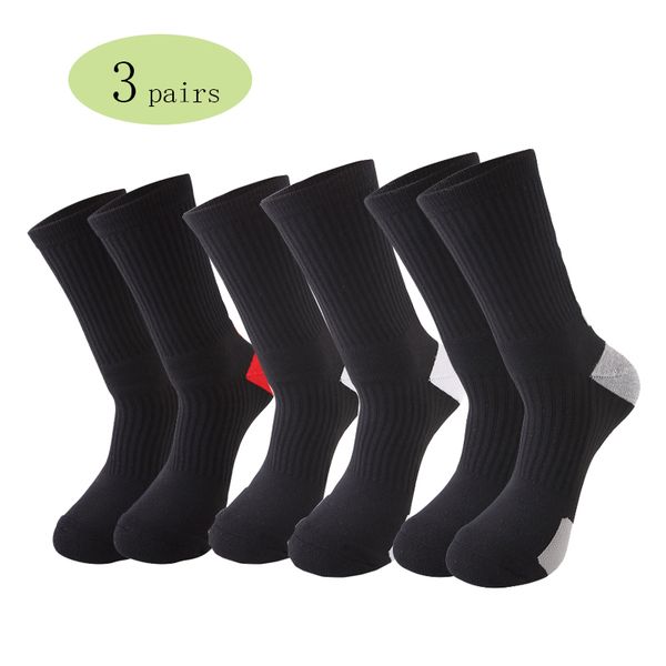 3 pairs basketball socks men outdoor wear-resisting running sports socks male fitness football calcetines ciclismo cycling, Black
3 pairs basketball socks men outdoor wear-resisting running sports socks male fitness football calcetines ciclismo cycling, Black