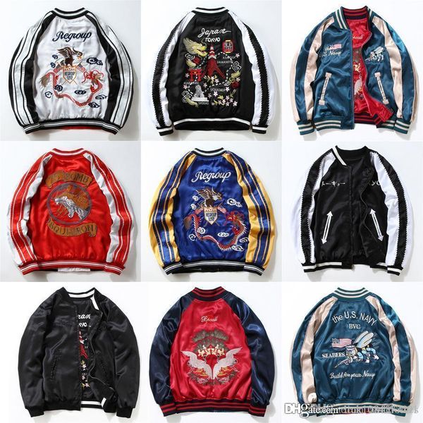 19ss дизайнер моды мужских куртки новая йокосуки двухсторонних вышитые бейсбольной куртку для пар ma1 летчика куртки куртка размера s-4xl, Black;brown
19ss дизайнер моды мужских куртки новая йокосуки двухсторонних вышитые бейсбольной куртку для пар ma1 летчика куртки куртка размера s-4xl, Black;brown