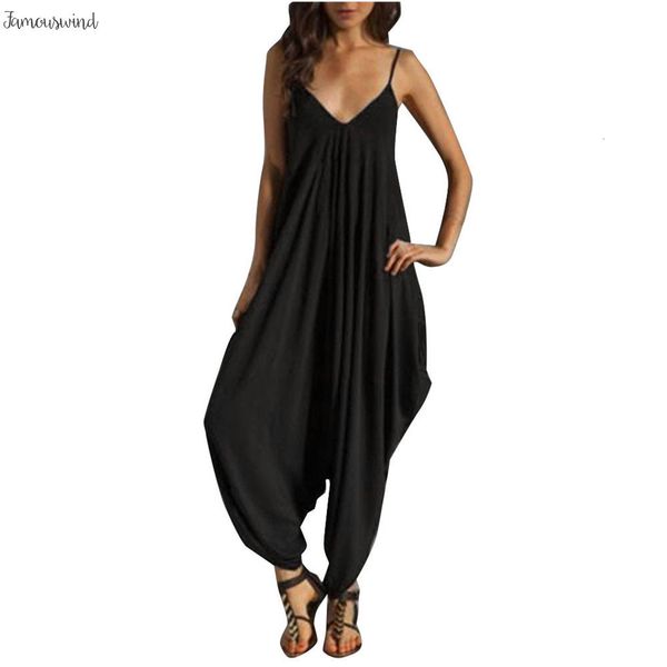 2019 casual choose women jumpsuit d0635 women v neck camisole thin loose strap strappy baggy jumpsuit summer, Black;white
2019 casual choose women jumpsuit d0635 women v neck camisole thin loose strap strappy baggy jumpsuit summer, Black;white