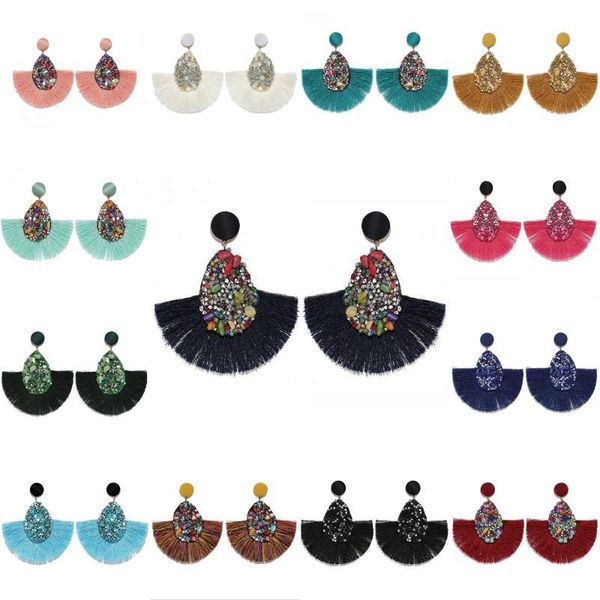 high quallity fashion creative boho teardrop-shaped tassel earrings vintage ethnic drop dangle women statement earring, Silver
high quallity fashion creative boho teardrop-shaped tassel earrings vintage ethnic drop dangle women statement earring, Silver