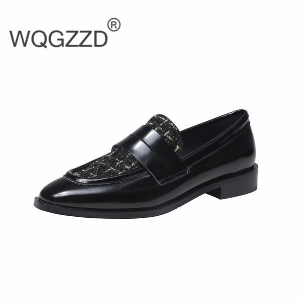 chaussures femme плоские туфли оксфордские туфли женские из натуральной кожи смешанного цвета 2020 новая весна элегантные и простые мокасины, Black
chaussures femme плоские туфли оксфордские туфли женские из натуральной кожи смешанного цвета 2020 новая весна элегантные и простые мокасины, Black