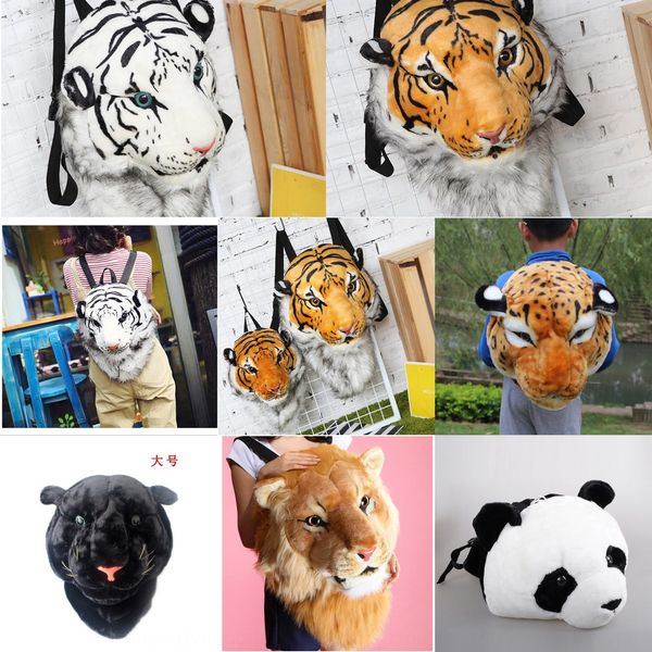 creative and personalized tiger head street trend tiger bag student couple outdoor plush backpack backpack
creative and personalized tiger head street trend tiger bag student couple outdoor plush backpack backpack