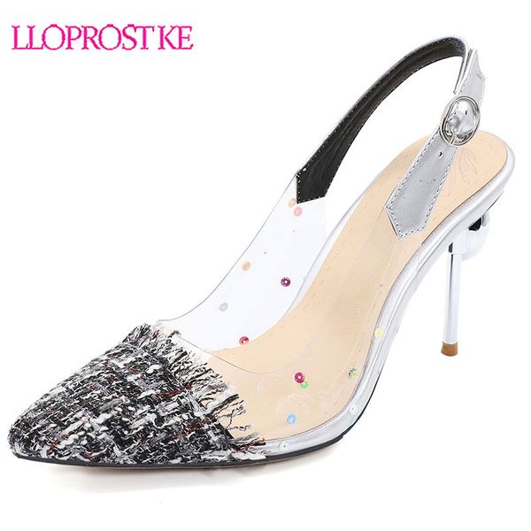 lloprost ke fashion transparnt sandals strange high heel pointy toe office lady shoes woman slingbacks plus size 2020 summer new, Black
lloprost ke fashion transparnt sandals strange high heel pointy toe office lady shoes woman slingbacks plus size 2020 summer new, Black