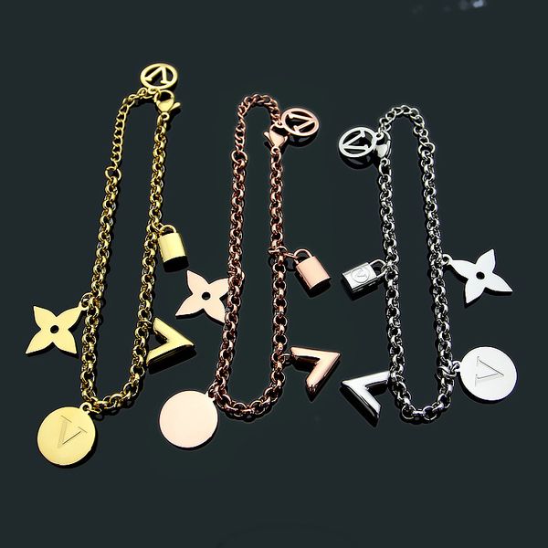 fashion brand stainless steel bracelet 18k gold rose silver bracelet for party and couples gifts come with dust bag, Black
fashion brand stainless steel bracelet 18k gold rose silver bracelet for party and couples gifts come with dust bag, Black