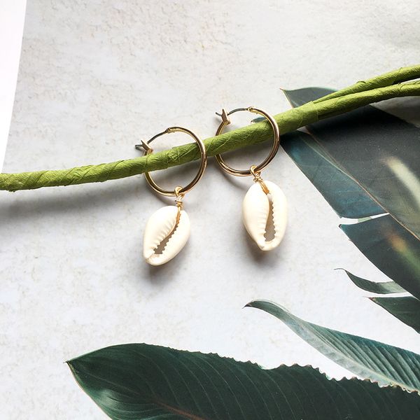 summer natural sea shell hoop earrings for women big ear ring gold hoops earring beach bohemia jewelry gift, Golden;silver
summer natural sea shell hoop earrings for women big ear ring gold hoops earring beach bohemia jewelry gift, Golden;silver