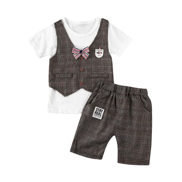 newborn toddler boys baby gentlemen suit summer short sleeve party formal costume set summer clothing cute lovely gifts new, White
newborn toddler boys baby gentlemen suit summer short sleeve party formal costume set summer clothing cute lovely gifts new, White