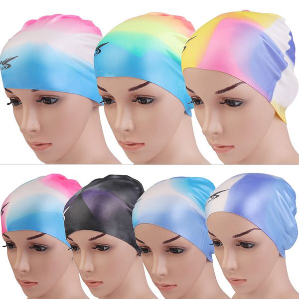 women swimming caps elastic soft silicone swim cap lightweight waterproof multi color protect ears long hair swimming cap
women swimming caps elastic soft silicone swim cap lightweight waterproof multi color protect ears long hair swimming cap