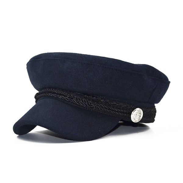2020 fashion wool hat shade military octagonal hat autumn and winter retro patchwork beret female english style, Blue;gray
2020 fashion wool hat shade military octagonal hat autumn and winter retro patchwork beret female english style, Blue;gray