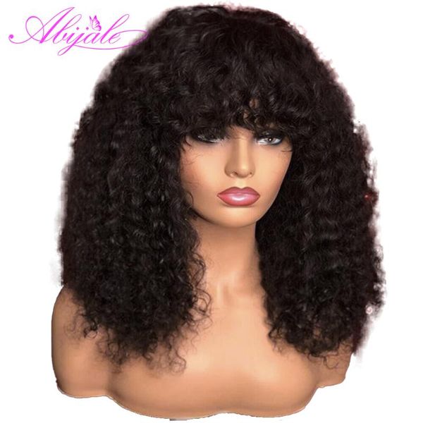 abijale curly wave wig no lace front human hair wigs full machine made wig for black women 150% remy, Black;brown
abijale curly wave wig no lace front human hair wigs full machine made wig for black women 150% remy, Black;brown