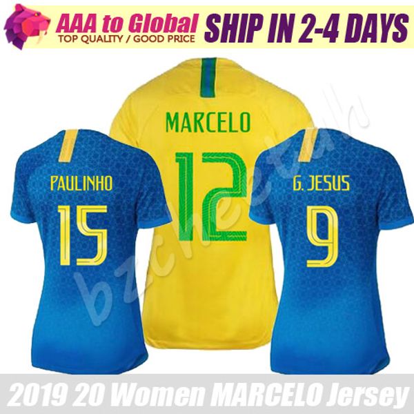 women marcelo jersey 2020 camiseta de futbol brasil female casemiro g.jesus p.coutinho firmino soccer jersey maillot de foot, Black;yellow
women marcelo jersey 2020 camiseta de futbol brasil female casemiro g.jesus p.coutinho firmino soccer jersey maillot de foot, Black;yellow