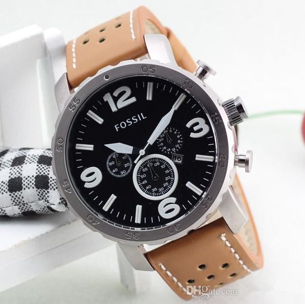 luxury men's fashion wrist watch 45MM vintage leather military watch business mens sports watches Relogio Montre orologi uomo quartz watch
luxury men's fashion wrist watch 45MM vintage leather military watch business mens sports watches Relogio Montre orologi uomo quartz watch