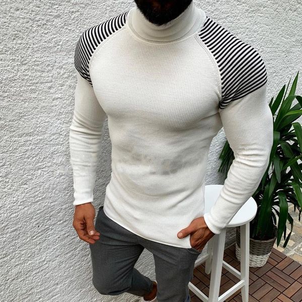 men's sweater jacquard hedging men turtleneck solid casual sweater pullover men's slim sweaters knitted pullovers boyfried gifts, White;black
men's sweater jacquard hedging men turtleneck solid casual sweater pullover men's slim sweaters knitted pullovers boyfried gifts, White;black