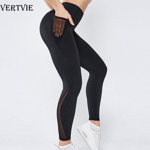 vertvie women mesh splice yoga pants patchwork pocket sport leggings breathable fitness tights high waist gym running sportswear, White;red
vertvie women mesh splice yoga pants patchwork pocket sport leggings breathable fitness tights high waist gym running sportswear, White;red