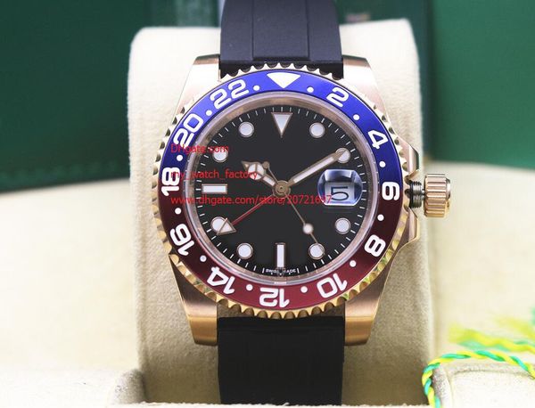 factory supplier rose gold 116710 gmt rubber bracelet sapphire blue red ceramic bezel 40mm automatic mens watch watches, Slivery;brown
factory supplier rose gold 116710 gmt rubber bracelet sapphire blue red ceramic bezel 40mm automatic mens watch watches, Slivery;brown