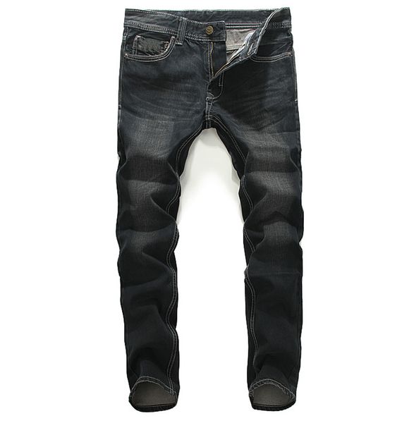 men jeans straight long pants casual high streetwear slim fit black denim jeans plus size 28-42, Blue
men jeans straight long pants casual high streetwear slim fit black denim jeans plus size 28-42, Blue