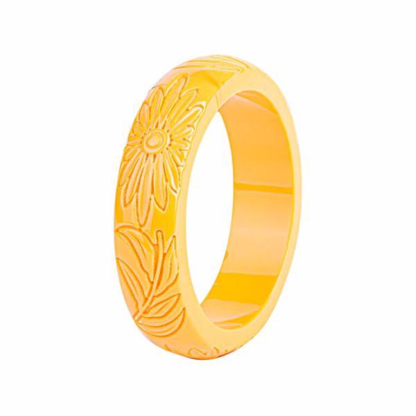 guanlong 2018 new collection resin carved sun flower bracelets & bangles for dropshipping wholesale, Black
guanlong 2018 new collection resin carved sun flower bracelets & bangles for dropshipping wholesale, Black