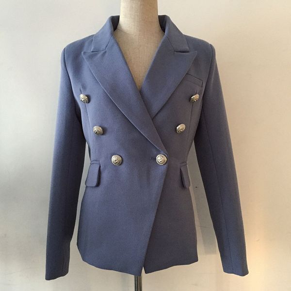 women high-quality suits coat female style metal double-breasted 2019 spring autumn silvery suit coat, White;black
women high-quality suits coat female style metal double-breasted 2019 spring autumn silvery suit coat, White;black