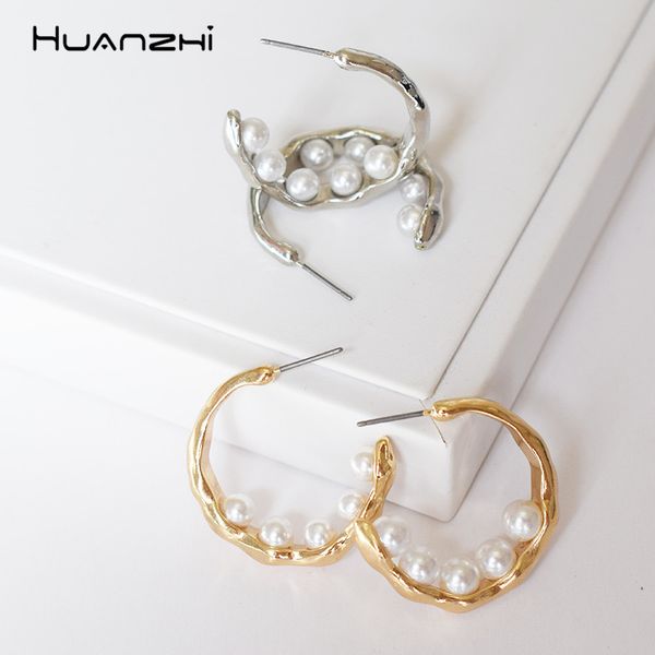 huanzhi c shape chic trendy imitation pearls golden metal plated pea design hoop earrings for women girls party jewelry gifts, Golden;silver
huanzhi c shape chic trendy imitation pearls golden metal plated pea design hoop earrings for women girls party jewelry gifts, Golden;silver