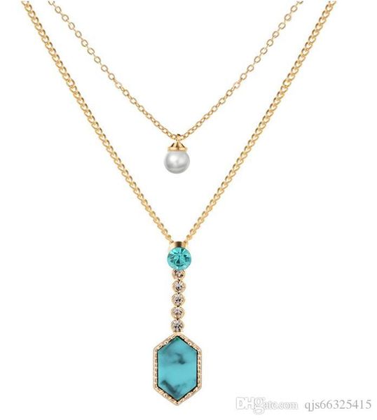 7 colors hexagon resin druzy drusy double layers necklaces rhinestone pearl beads fashion jewelry party wedding dating gift, Silver
7 colors hexagon resin druzy drusy double layers necklaces rhinestone pearl beads fashion jewelry party wedding dating gift, Silver
