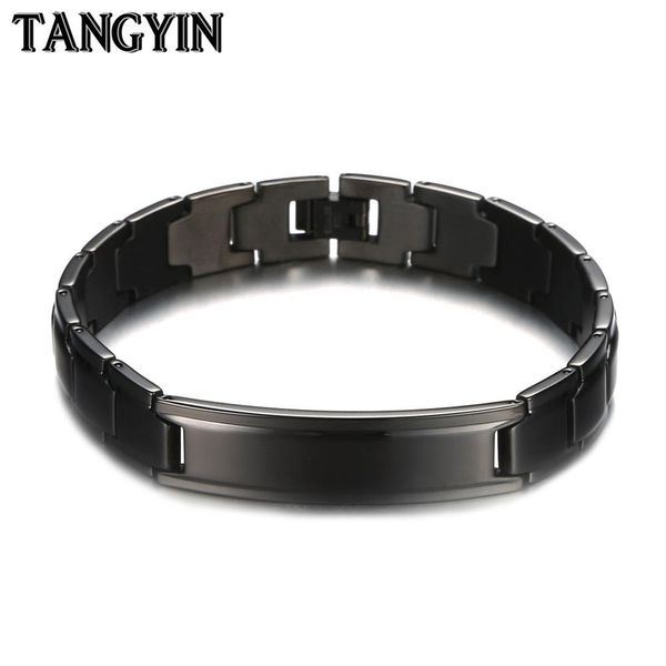 tangyin punk healthy energy bracelet stainless steel elastic health balance tourmaline germanium bracelet men care jewelry gift, Golden;silver
tangyin punk healthy energy bracelet stainless steel elastic health balance tourmaline germanium bracelet men care jewelry gift, Golden;silver