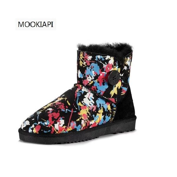 the highest quality australian women's snow boots, real sheepskin, 100% natural wool, new women's shoes, Black
the highest quality australian women's snow boots, real sheepskin, 100% natural wool, new women's shoes, Black