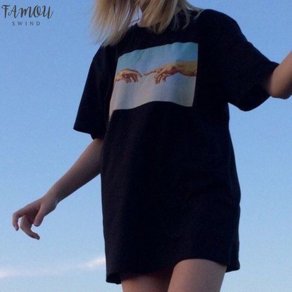 new harajuku aesthetic female tshirt print short sleeve amp; tees appliques fashion casual t shirt women clothing t shirt, White
new harajuku aesthetic female tshirt print short sleeve amp; tees appliques fashion casual t shirt women clothing t shirt, White