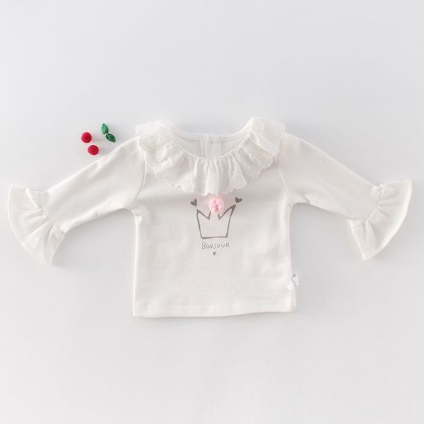 Spring New Kids Girls Bottoming Shirt