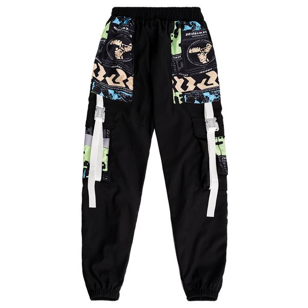 double color patchwork bottom-tied sweatpants men joggers harajuku sweatpants casual athletic youth style elastic waist overalls, Black
double color patchwork bottom-tied sweatpants men joggers harajuku sweatpants casual athletic youth style elastic waist overalls, Black